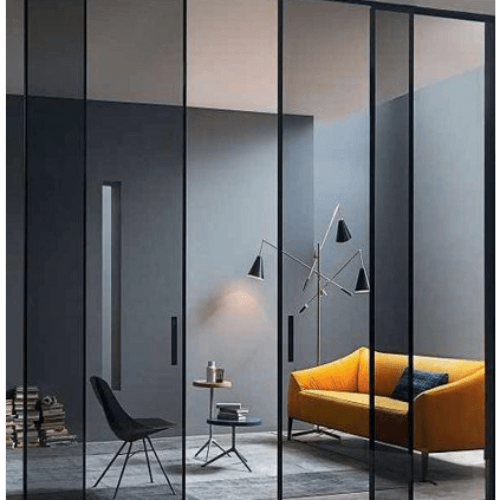 Internal Glass Sliding Partition